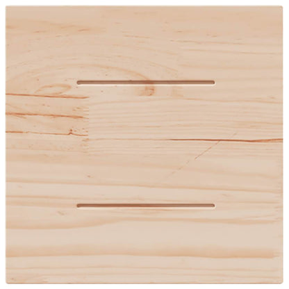 Piano Tavolo 40x40x1,7 cm Quadrato in Legno Massello di Pino