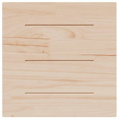 Piano Tavolo 50x50x1,7 cm Quadrato in Legno Massello di Pino | homemem39