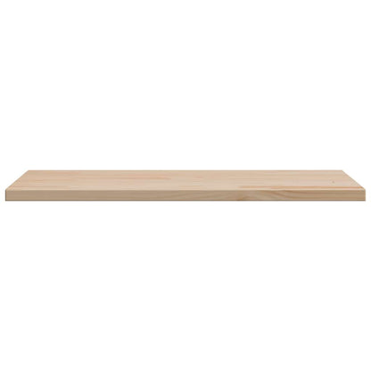 Piano per Tavolo 80x50x1,7 cm Rettangolare Legno Massello Pino | homemem39