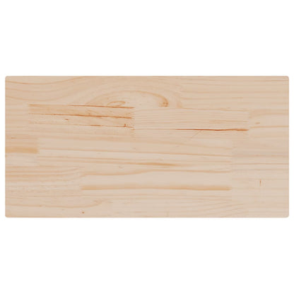Piani Tavolo 2 pz 80x40x1,7 cm Rettangolare Legno Massello Pino | homemem39