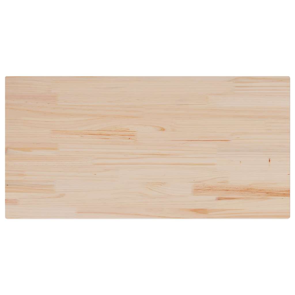 Piano per Tavolo 100x50x1,7 cm Rettangolare Legno Massello Pino