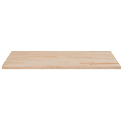 Piano per Tavolo 100x50x1,7 cm Rettangolare Legno Massello Pino | homemem39