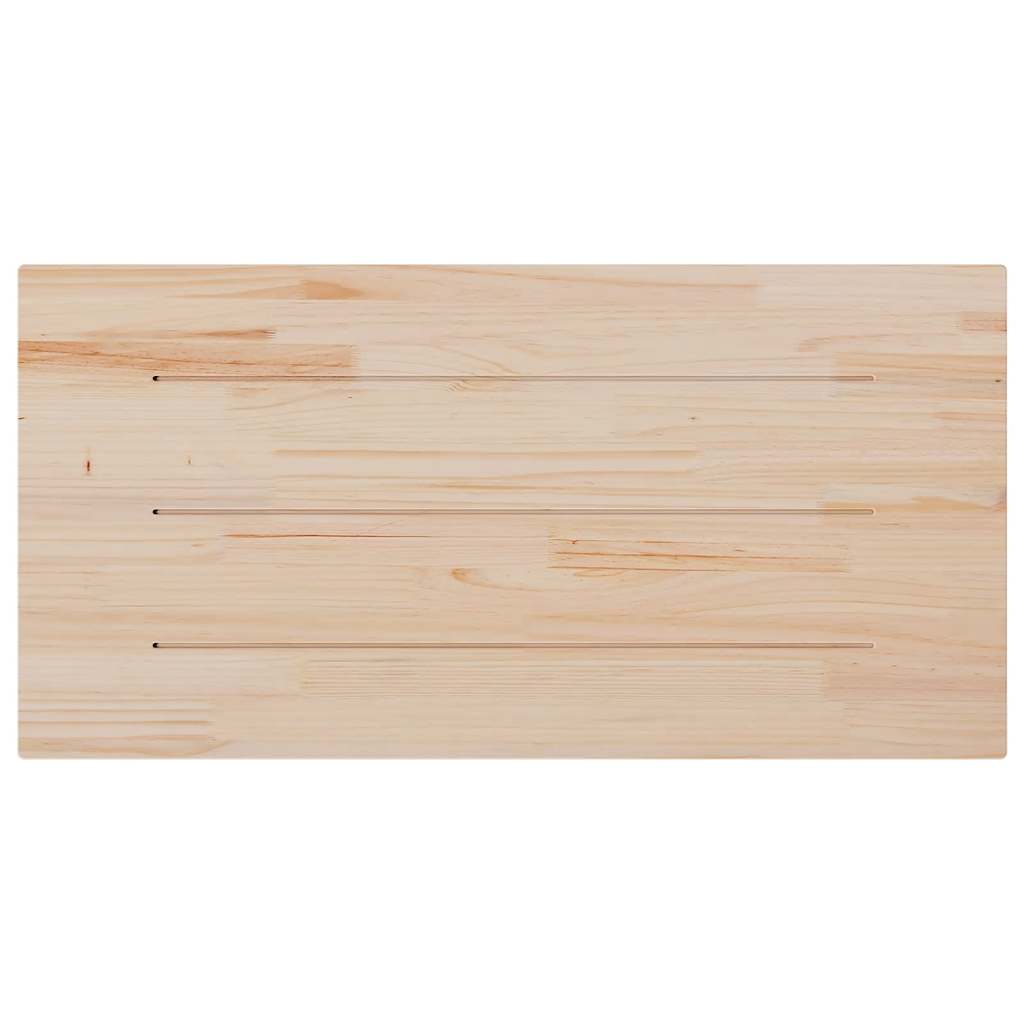 Piano per Tavolo 100x50x1,7 cm Rettangolare Legno Massello Pino