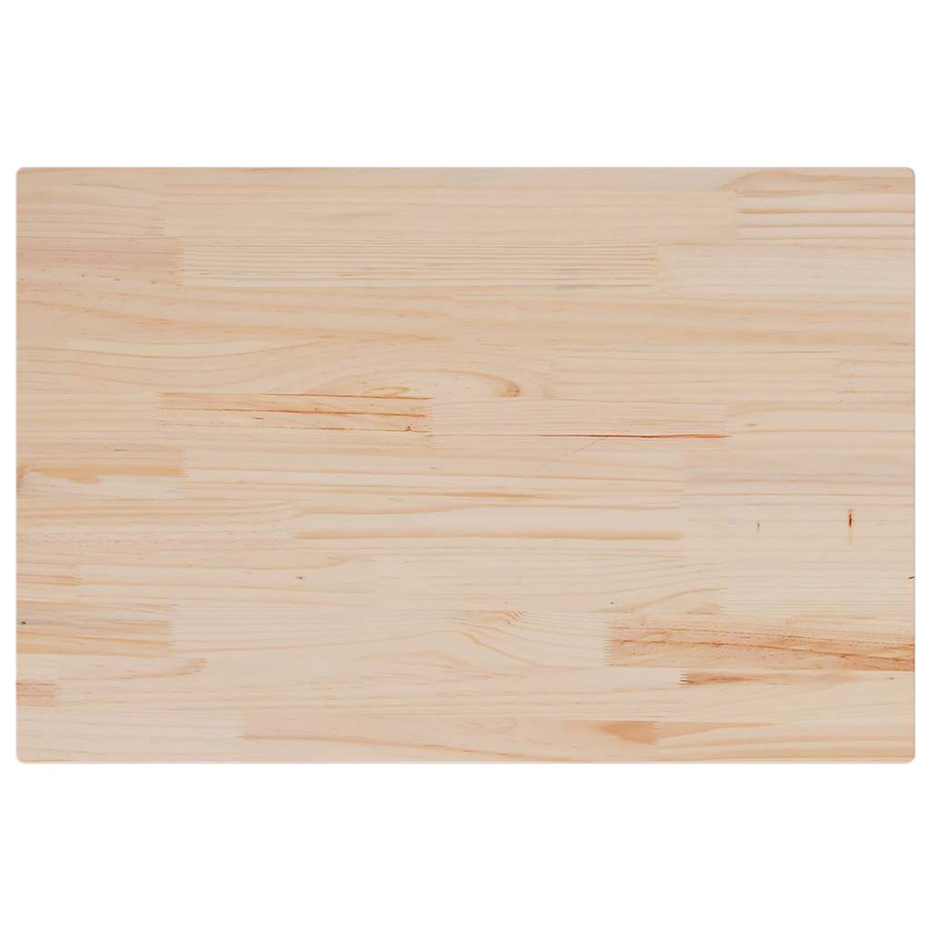Piani Tavolo 3 pz 80x53x1,7 cm Rettangolare Legno Massello Pino | homemem39