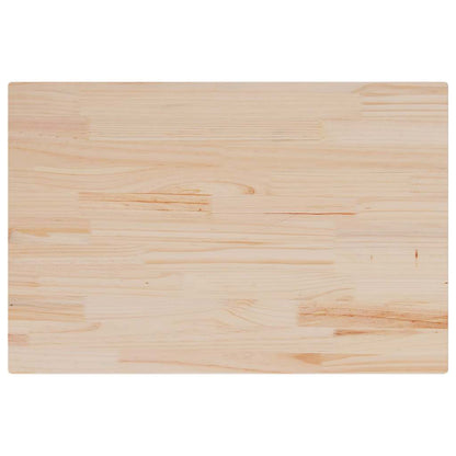 Piani Tavolo 3 pz 80x53x1,7 cm Rettangolare Legno Massello Pino | homemem39