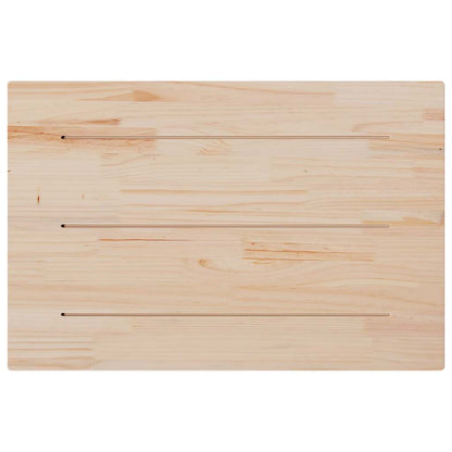 Piani Tavolo 3 pz 80x53x1,7 cm Rettangolare Legno Massello Pino | homemem39