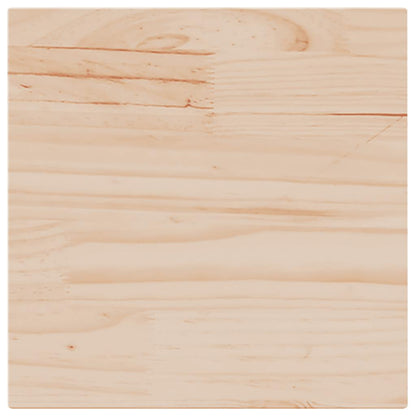 Piano per Tavolo 40x40x2,5 cm Quadrato Legno Massello di Pino