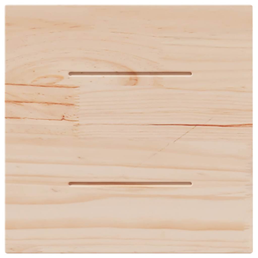 Piano per Tavolo 40x40x2,5 cm Quadrato Legno Massello di Pino