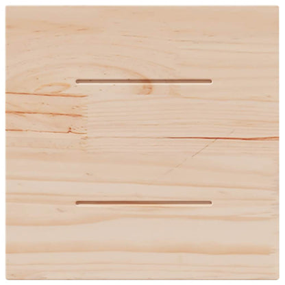 Piano per Tavolo 40x40x2,5 cm Quadrato Legno Massello di Pino