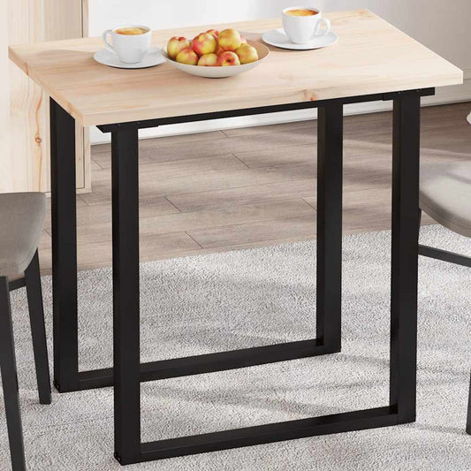 Piano per Tavolo 80x50x2,5 cm Rettangolare Legno Massello Pino | homemem39