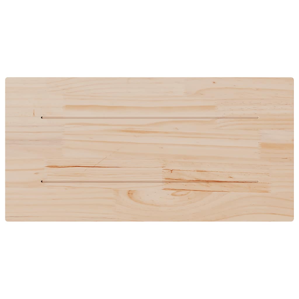 Piani Tavolo 2 pz 80x40x2,5 cm Rettangolare Legno Massello Pino