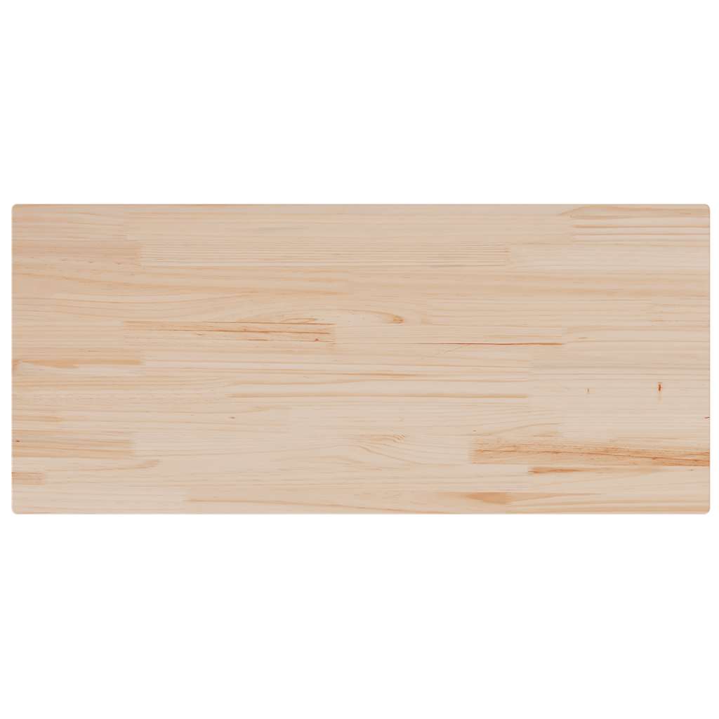 Piano Tavolo 90x40x2,5 cm Rettangolare Legno Massello di Pino