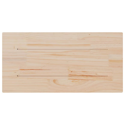 Piani Tavolo 2 pz 90x45x2,5 cm Rettangolare Legno Massello Pino | homemem39