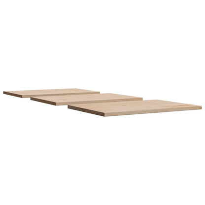 Piani Tavolo 3 pz 80x47x2,5 cm Rettangolare Legno Massello Pino | homemem39