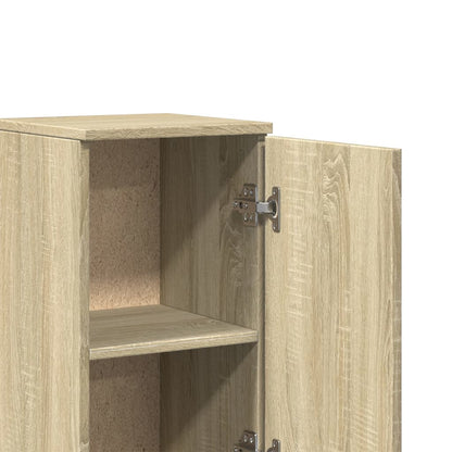 Set Mobili da Bagno 3 pz Rovere Sonoma in Legno Multistrato | homemem39
