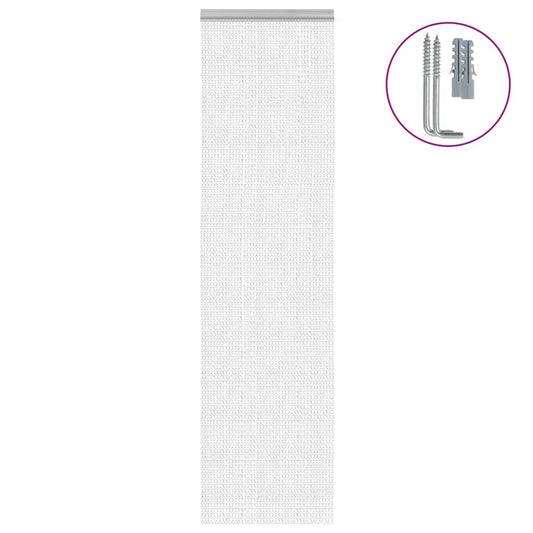 Chain Door Mosquito Net 56x186 cm in Aluminium