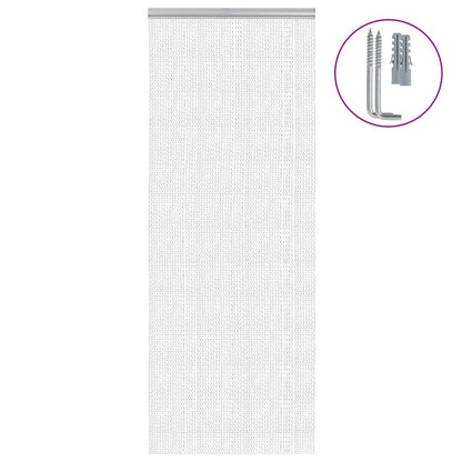 Chain Door Mosquito Net 80x221 cm in Aluminium