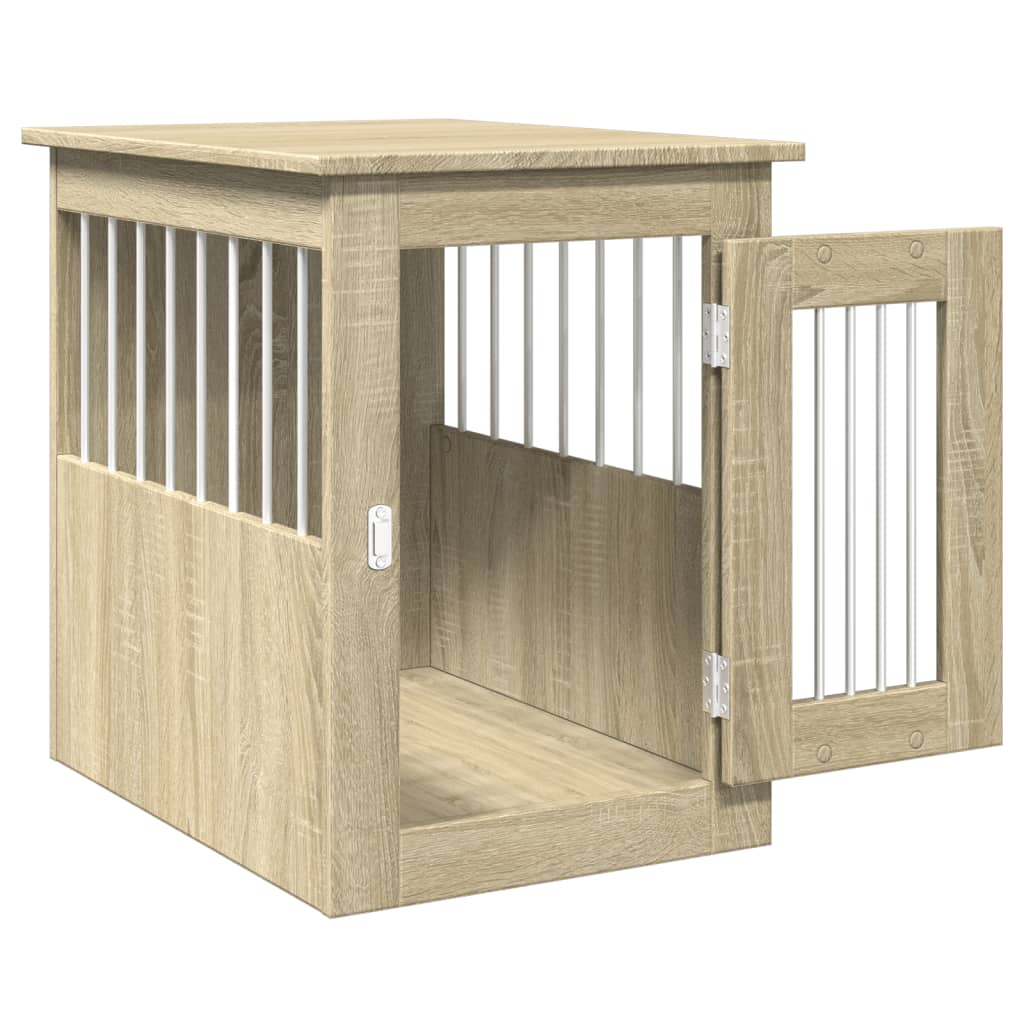 Gabbia Cani da Arredamento Rovere Sonoma 45x62x59cm Multistrato