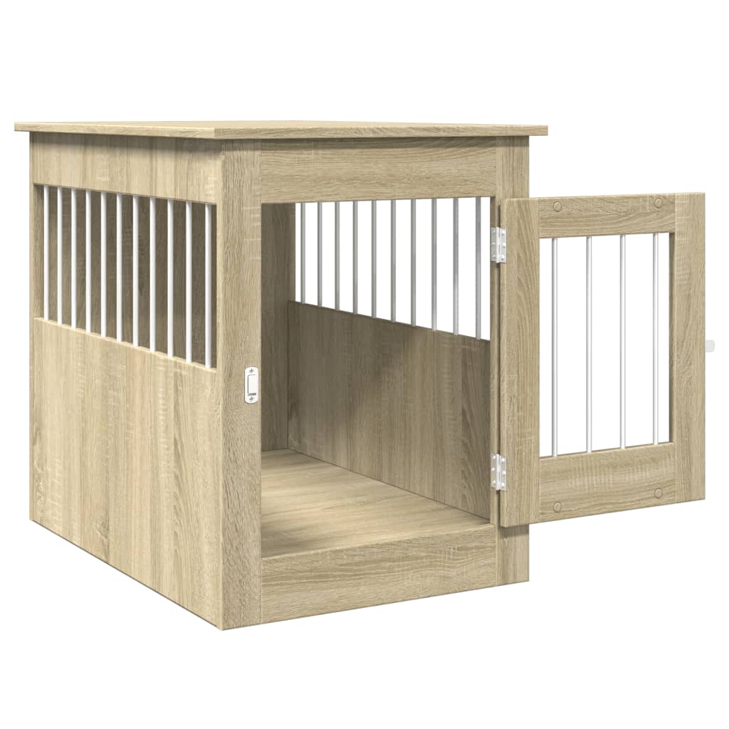 Gabbia Cani da Arredamento Rovere Sonoma 55x80x68cm Multistrato