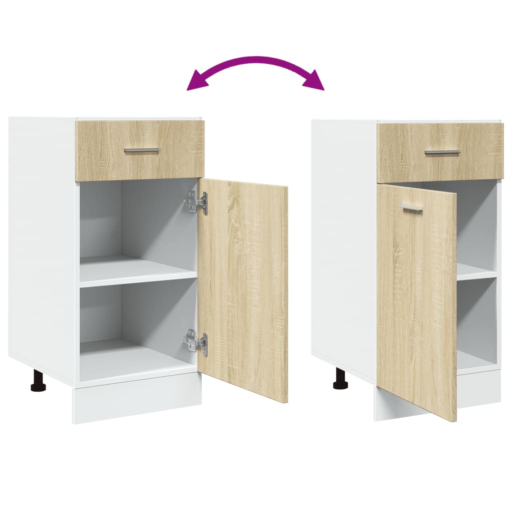 Armadio Inferiore Cassetto “Lyon” Rovere Sonoma 40x46x81,5