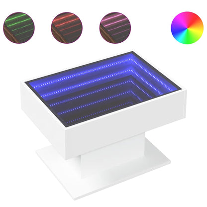 Tavolino Salotto con LED Multistrato