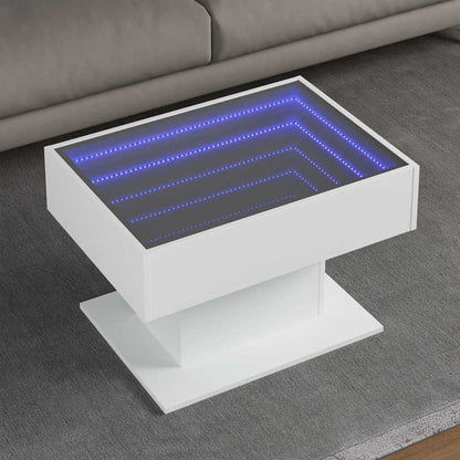 Tavolino Salotto con LED Multistrato