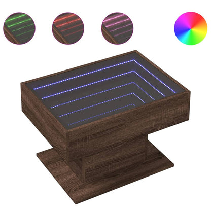 Tavolino Salotto con LED Multistrato