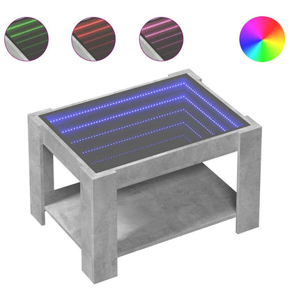Tavolino Salotto con LED Multistrato