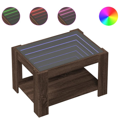 Tavolino Salotto con LED Multistrato