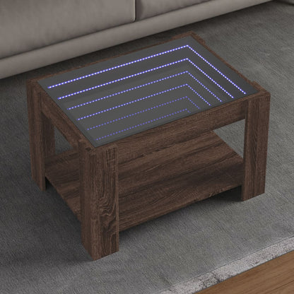 Tavolino Salotto con LED Multistrato
