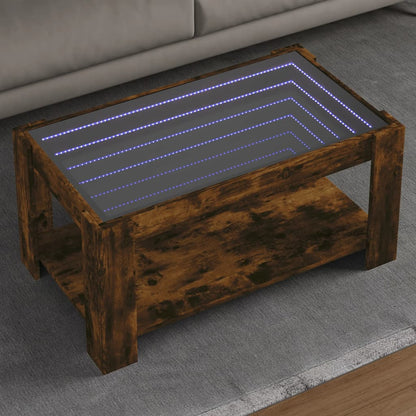 Tavolino Salotto con LED Multistrato