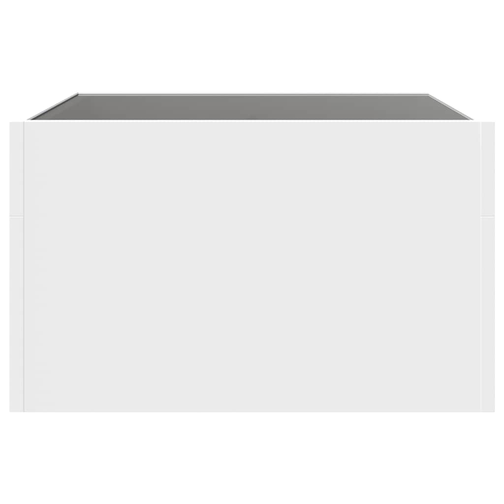 Tavolino da Salotto con LED Infinity Bianco 50x50x30 cm | homemem39