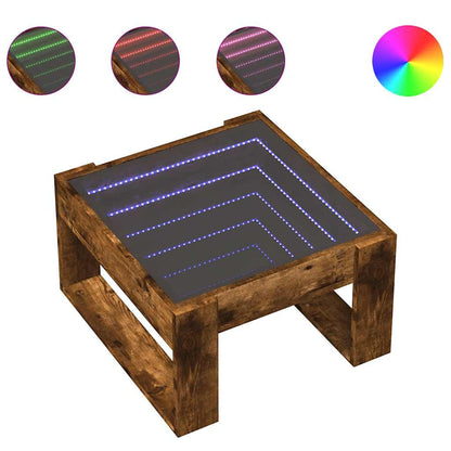 Tavolino da Salotto con LED Infinity