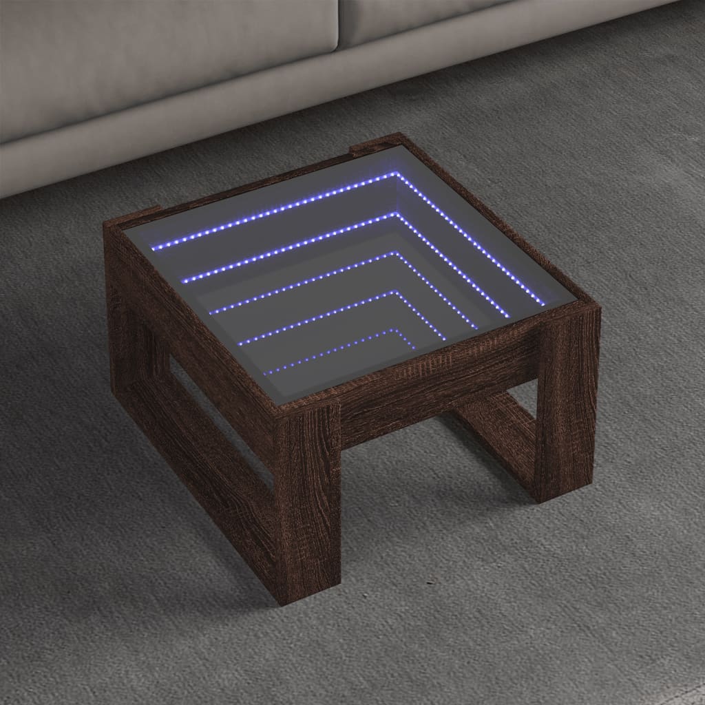 Tavolino da Salotto con LED Infinity