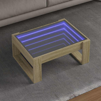 Tavolino da Salotto con LED Infinity