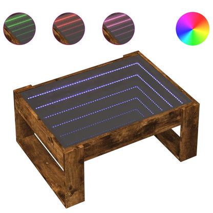Tavolino da Salotto con LED Infinity