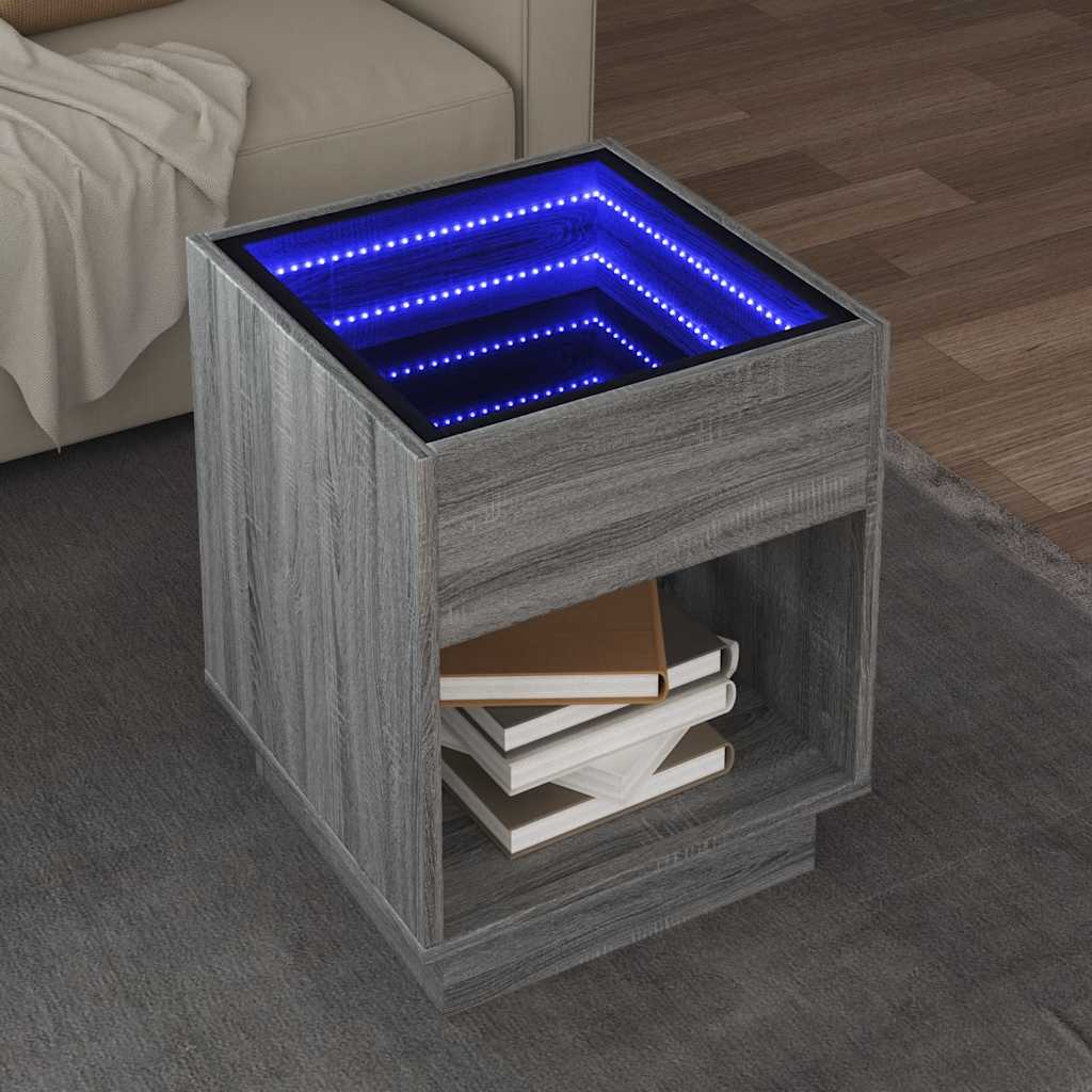Tavolino da Salotto con LED Infinity