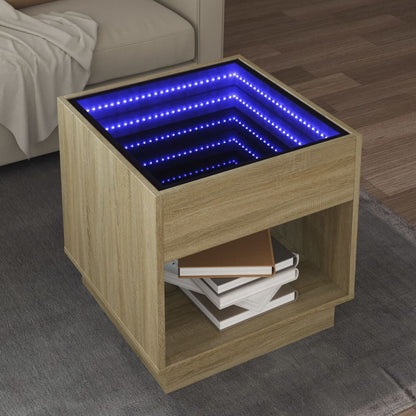 Tavolino da Salotto con LED Infinity