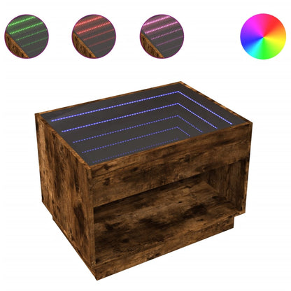 Tavolino da Salotto con LED Infinity
