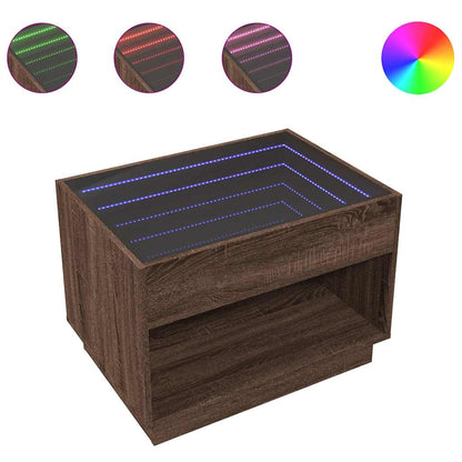 Tavolino da Salotto con LED Infinity