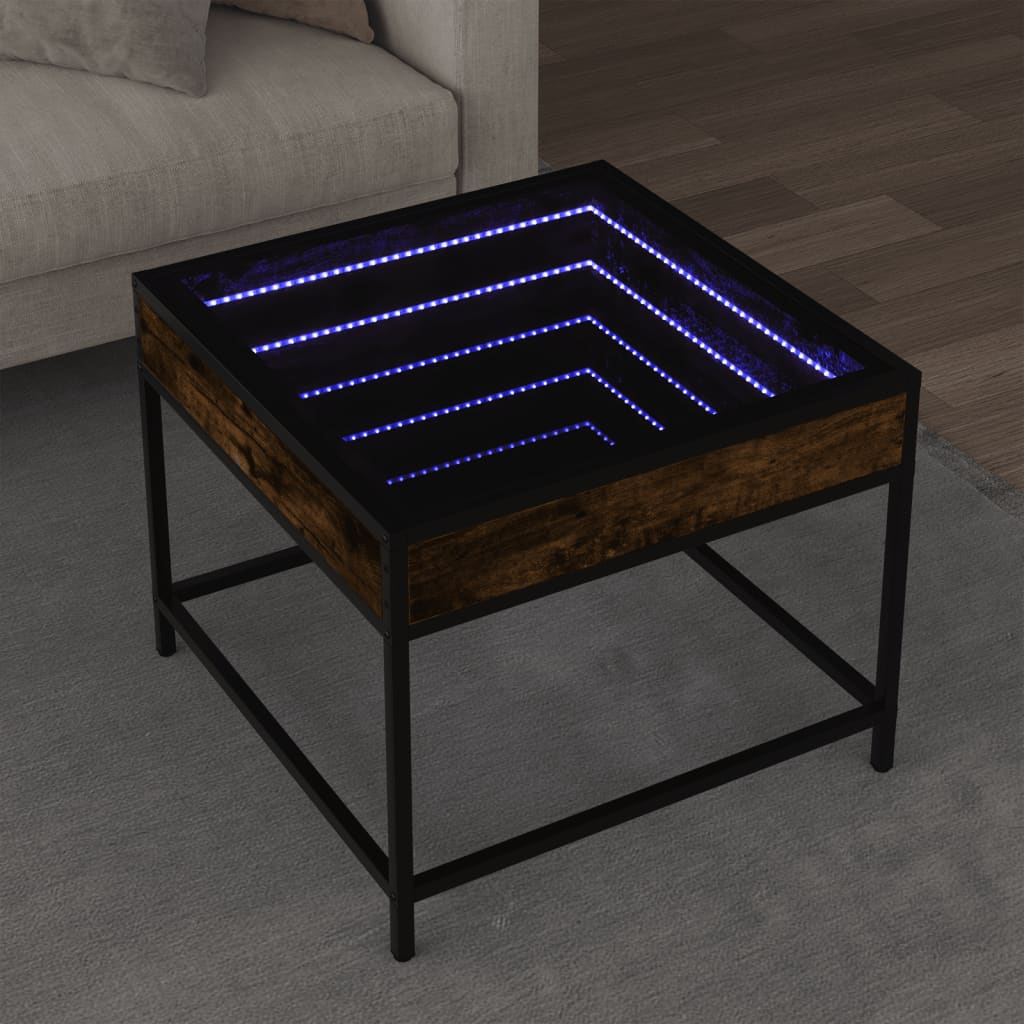 Tavolino da Salotto con LED Infinity