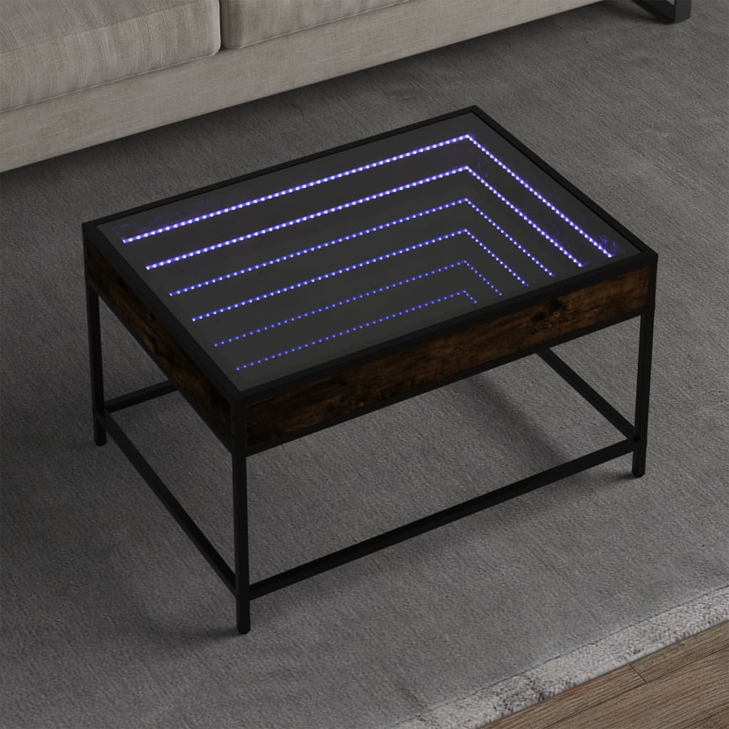 Tavolino da Salotto con LED Infinity