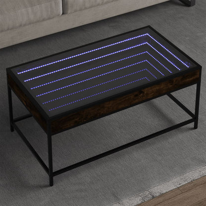 Tavolino da Salotto con LED Infinity