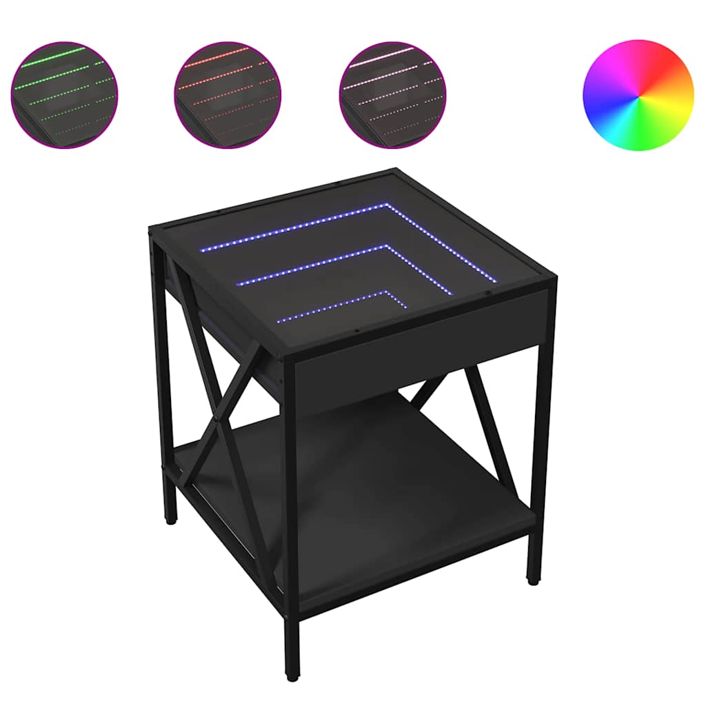 Tavolino da Salotto con LED Infinity