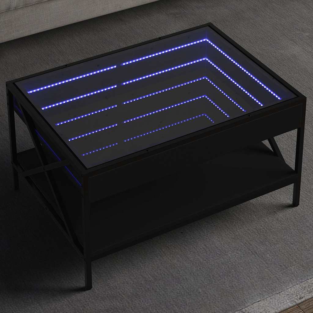Tavolino da Salotto con LED Infinity