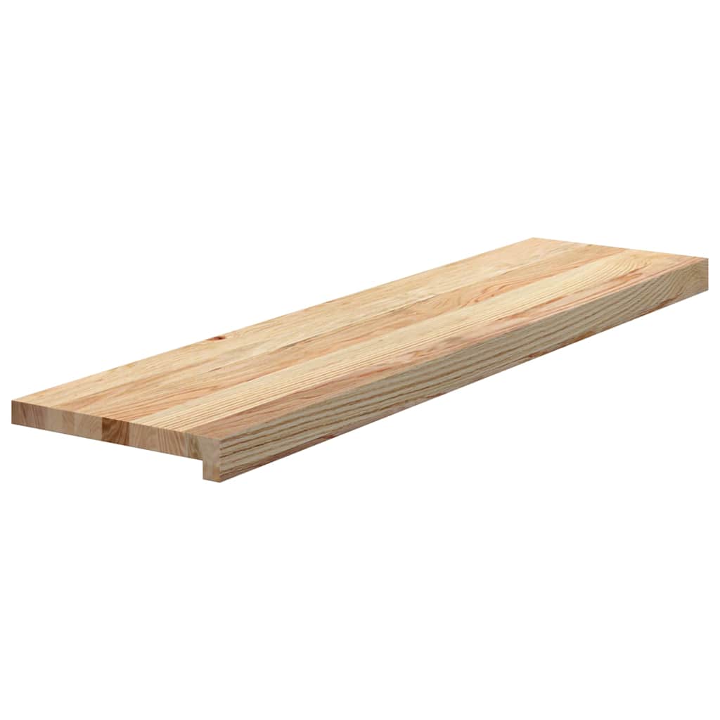 Gradini 4 pz 100x25x2 cm in Rovere Massello Non Trattato | homemem39
