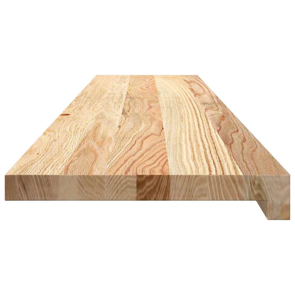 Gradini 4 pz 120x25x2 cm in Rovere Massello Non Trattato | homemem39