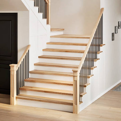 Gradini 8 pz 110x30x2 cm in Rovere Massello Non Trattato | homemem39