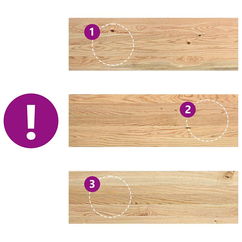 Gradini 12 pz 80x30x2 cm in Rovere Massello Non Trattato | homemem39