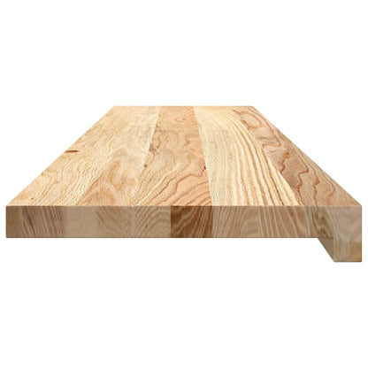 Gradini 20 pz 100x25x2 cm in Rovere Massello Non Trattato | homemem39